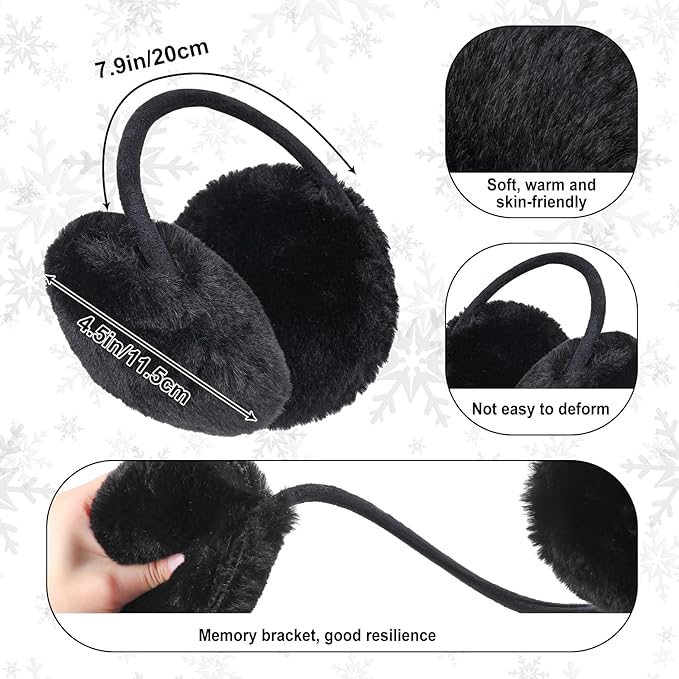 JenPen 4 Pcs Winter Hat Scarf and Gloves Set for Women Include Ear Cover Cold Weather Scarf Hat Knit Beanie Gloves
