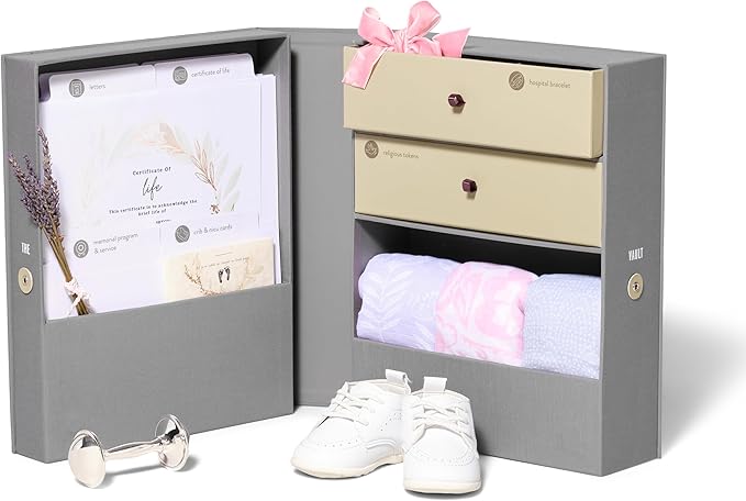Savor Custom Baby Loss Keepsake Organizer | Remembrance Box for Angel Pregnancy or Infant Loss