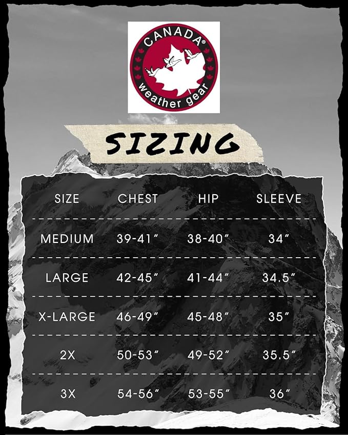CANADA WEATHER GEAR Mens Winter Bomber Jacket - Heavyweight Winter Coats Weather Resistant Faux Fur Hood Insulated Ski Jacket