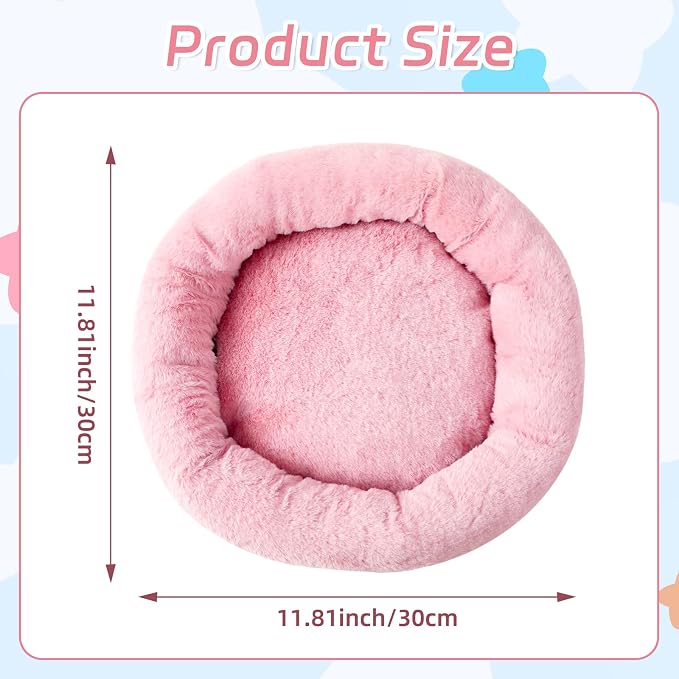 FEBSNOW Guinea Pig Bed, Soft Fleece Hamster Bed for Small Animals | Washable Warm Fleece Material, For Guinea Pigs and Hamsters, Cosy Sleeping and Hiding Spot, Anti-Slip Bottom