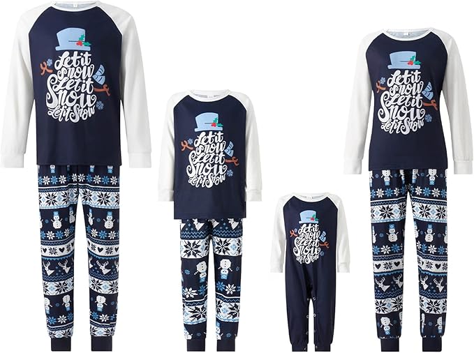 WephuPSho Christmas Family Matching Pajamas, Festive Xmas Jammies Sets for the Whole Family, Holiday Pjs Christmas