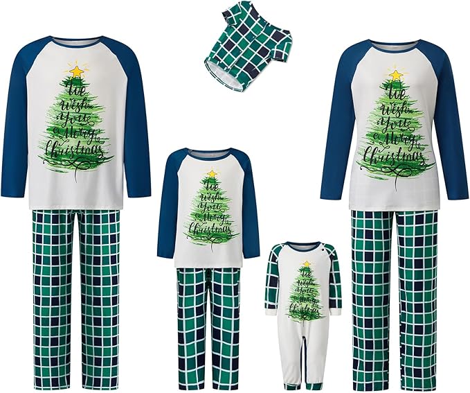 2024 Family Matching Pajamas Sets - Christmas Pjs Sleepwear Outfits for Holiday & Xmas Party