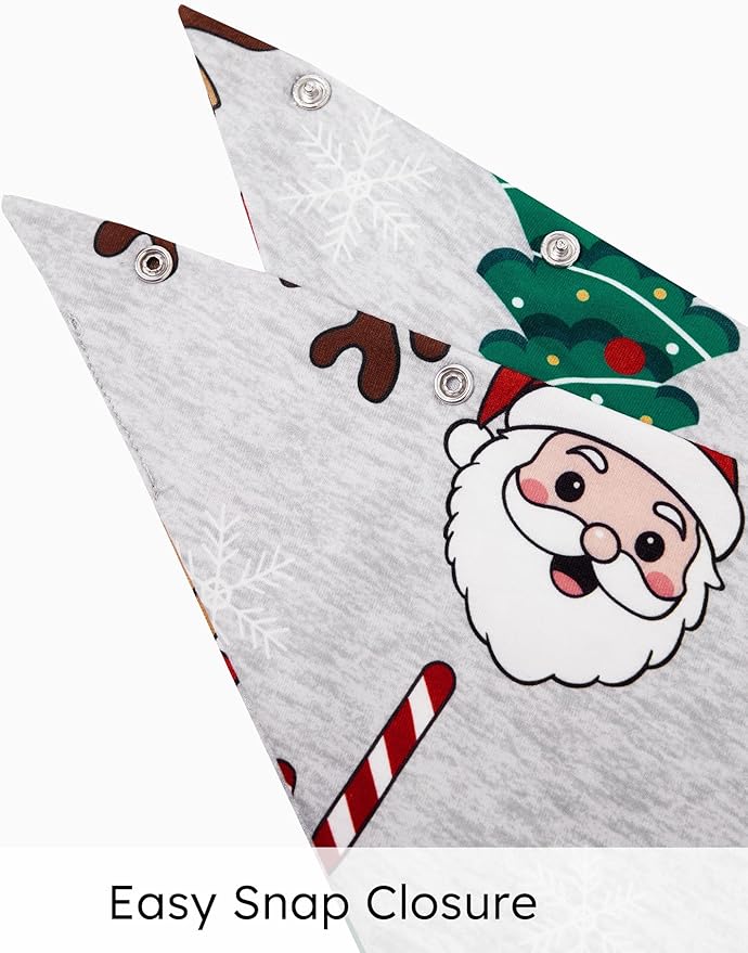 PATPAT Matching Family Christmas Onesie Pajamas – Holiday Hooded Jumpsuit Sleepwear PJs Couples Xmas Loungewear with Socks