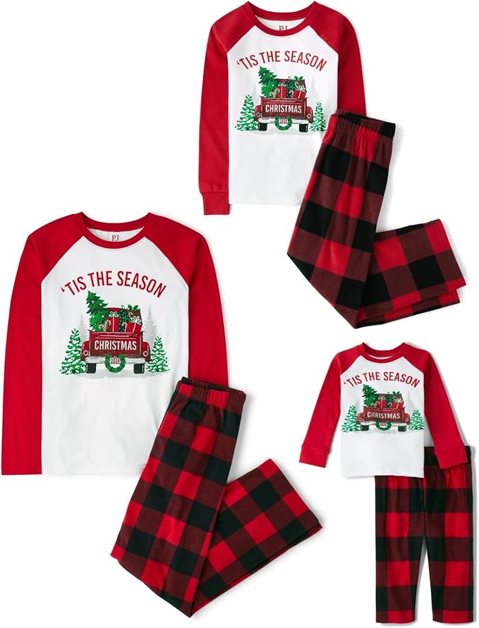 The Children's Place Kids' Holiday Long Sleeve Pajamas