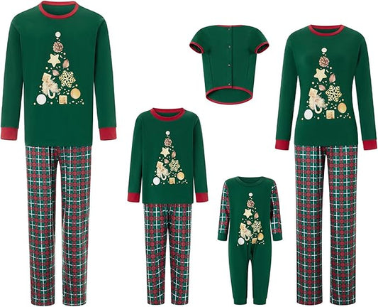 2024 Family Matching Pajamas Sets - Christmas Pjs Sleepwear Outfits for Holiday & Xmas Party