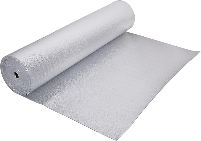 INSULATION MARKETPLACE SmartSHIELD -3mm 48inx25ft ReflectiveINSULATION roll, Foam Core Radiant Barrier, Thermal FoilINSULATION - Engineered Foil