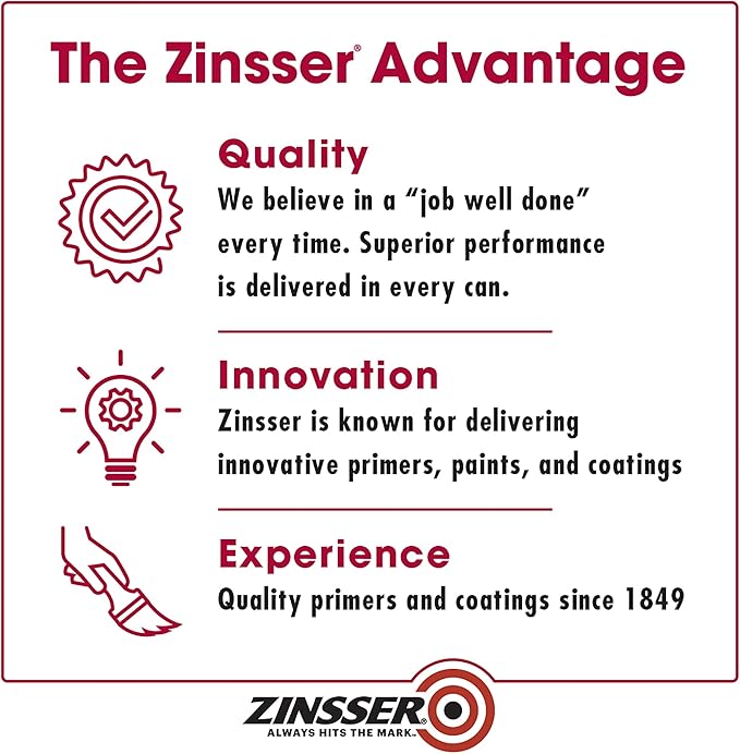 Zinsser 276049-2PK Mold Killing Primer, Gallon, White, 2 Pack