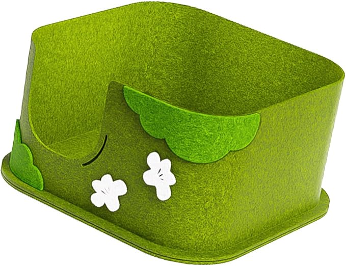 Hamster Sand Bath Box for Depth Digging Activity and Instincts Simulation with Transparents Viewing Panel