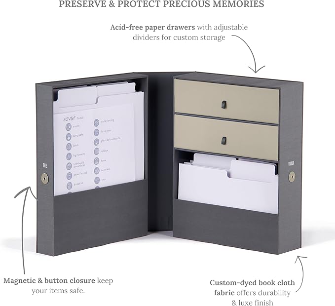 Savor | Custom Baby Loss Keepsake Organizer | Remembrance Box for Angel Pregnancy or Infant Loss