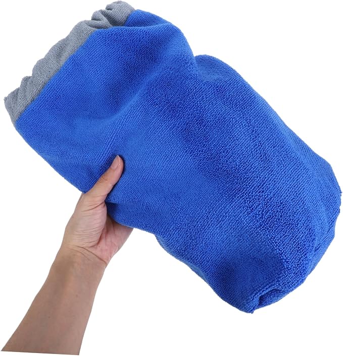 TOYANDONA Absorbent Pet Bath Towel Squirrel Grooming Accessory Drawstring Bathrobe for Ferret Small Animal Towel Bag Fast Drying for Rabbit Bearded Dragon