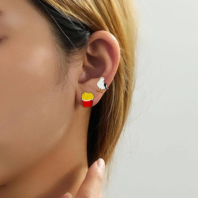 Wooden Stud Earrings for Women Hypoallergenic Jewelry Gifts for Women