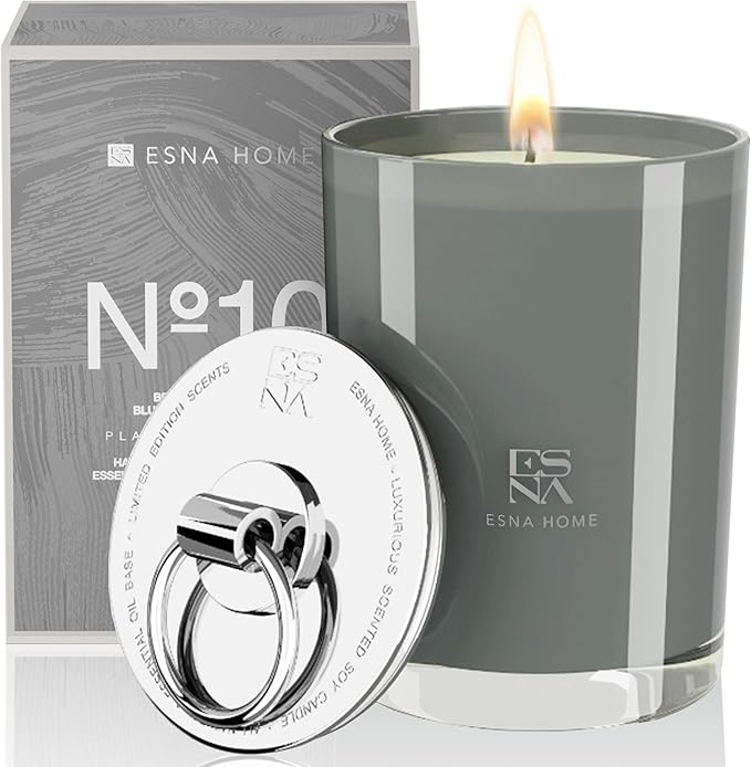 Luxury Scented Candle Aromatherapy Candles for Home Scented 100% Natural Vegan Soy Wax Candle Hand Poured Holiday Candle Gift for Christmas Home Decor Gifts for Women 8.8oz Long Lasting Slow Burn