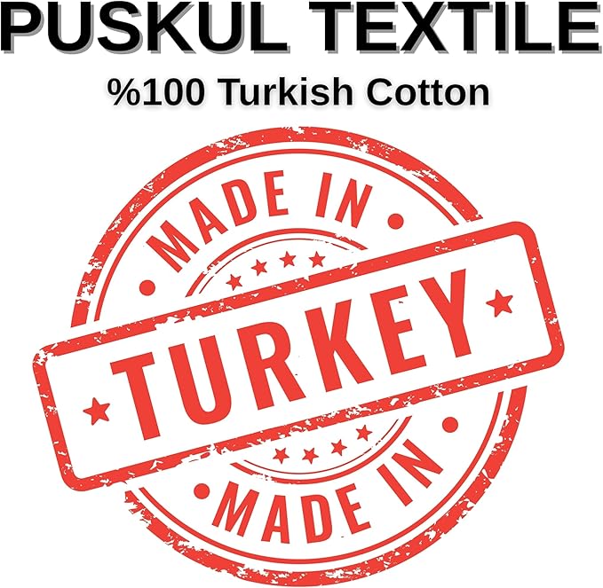 PÜSKÜL - Premium Waffle Towel Set 4 Pieces Brick Red - Organic 100% Turkish Cotton Quick-Dry Towels for Bathroom Made in Turkiye (Brick, Towel Set - 2 Hand & 2 Bath Towels)