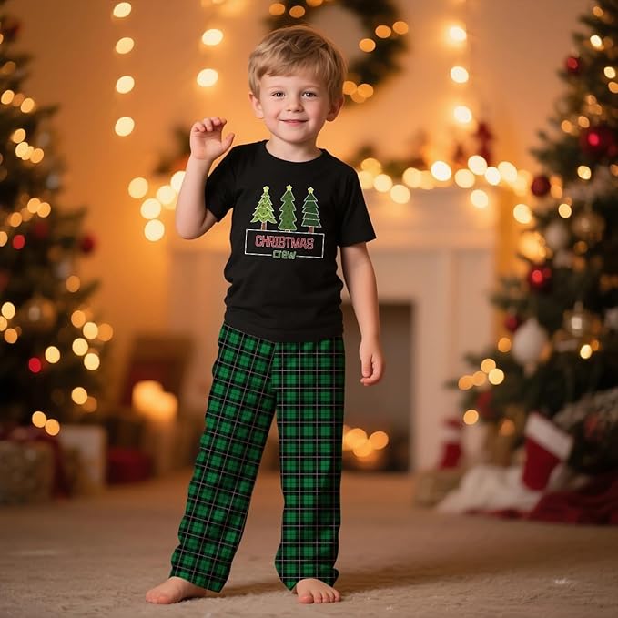 Family Christmas Pajamas Matching Sets Holiday Xmas Party Family Sleepwear Set Jammies for Couples