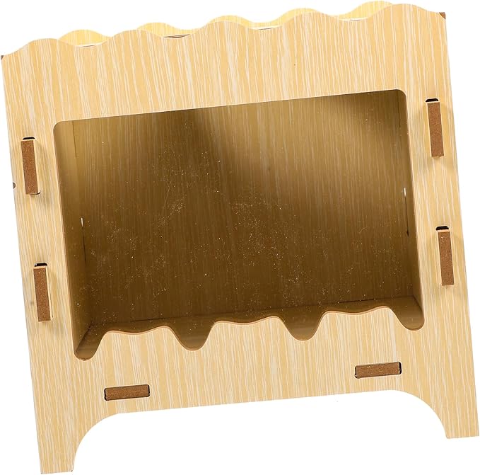 Toddmomy Hamster Digging House Toy Comfortable Hideout for Small Pets Interactive Mining Box for Dwarf Hamsters Mice and Other Small Animals