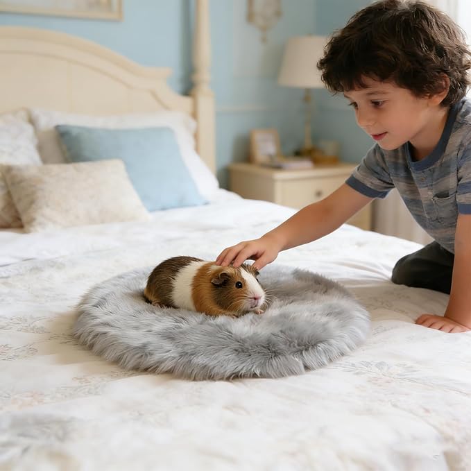 4PCS Guinea Pig Fleece Cage Mats Pads Bunny Hamster Bedding | Washable,Guinea Pig Fleece Cage Liners,for Chinchilla Rat Hamster Squirrel Sugar Glider Ferret,Guinea Pig Stuff