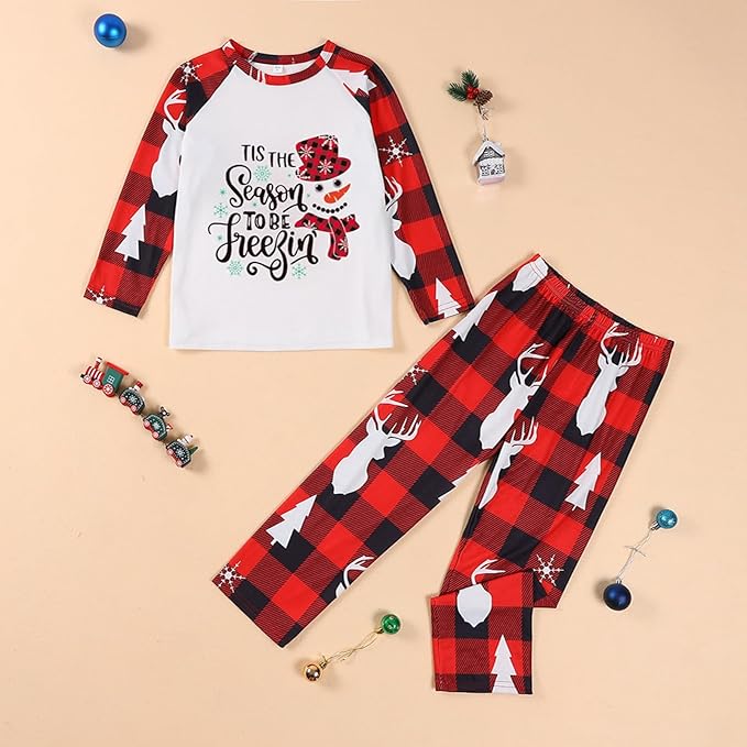 Christmas Pajamas for Family Matching Family Christmas Pajamas Set PJS Holiday Xmas Family Jammies Sleepwear
