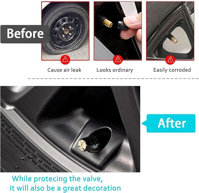 4Pack Colorful Sunflower Tire Valve Caps Aluminum Leak-Proof Valve Covers | Comrade Pride Car Accessories Decoration Tire Air Cap for Cars SUV Bike Motorcycle, Rainbow Gifts for Women Men