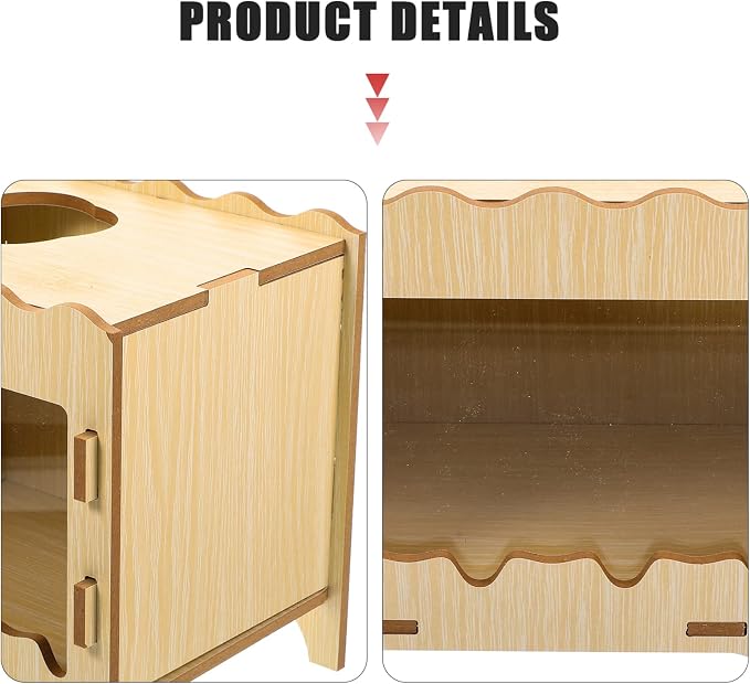 Levemolo Design Hamster Toys Lightweight Digging Box Pet Plaything Hamster Nest