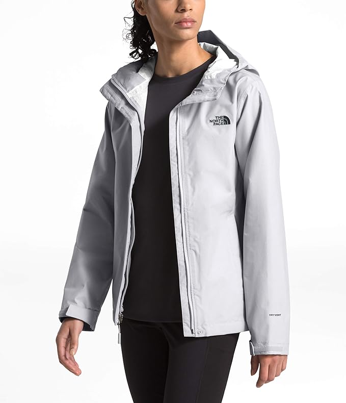 THE NORTH FACE Women's Venture 2 Waterproof Hooded Rain Jacket | Raincoat With Breathable Dryvent 2.5l Fabric, Pit-zips
