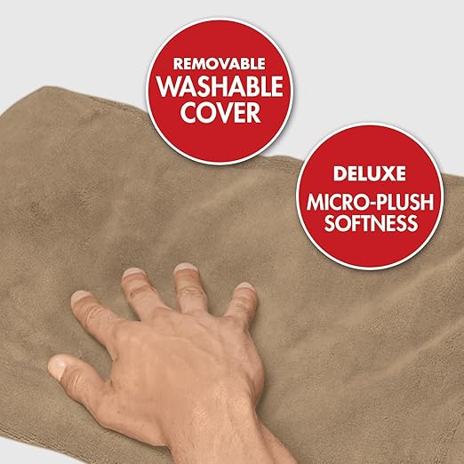 Veridian Healthcare TheraCare Deluxe XL Moist or Dry Heating Pad, Brown, Universal (24-510)