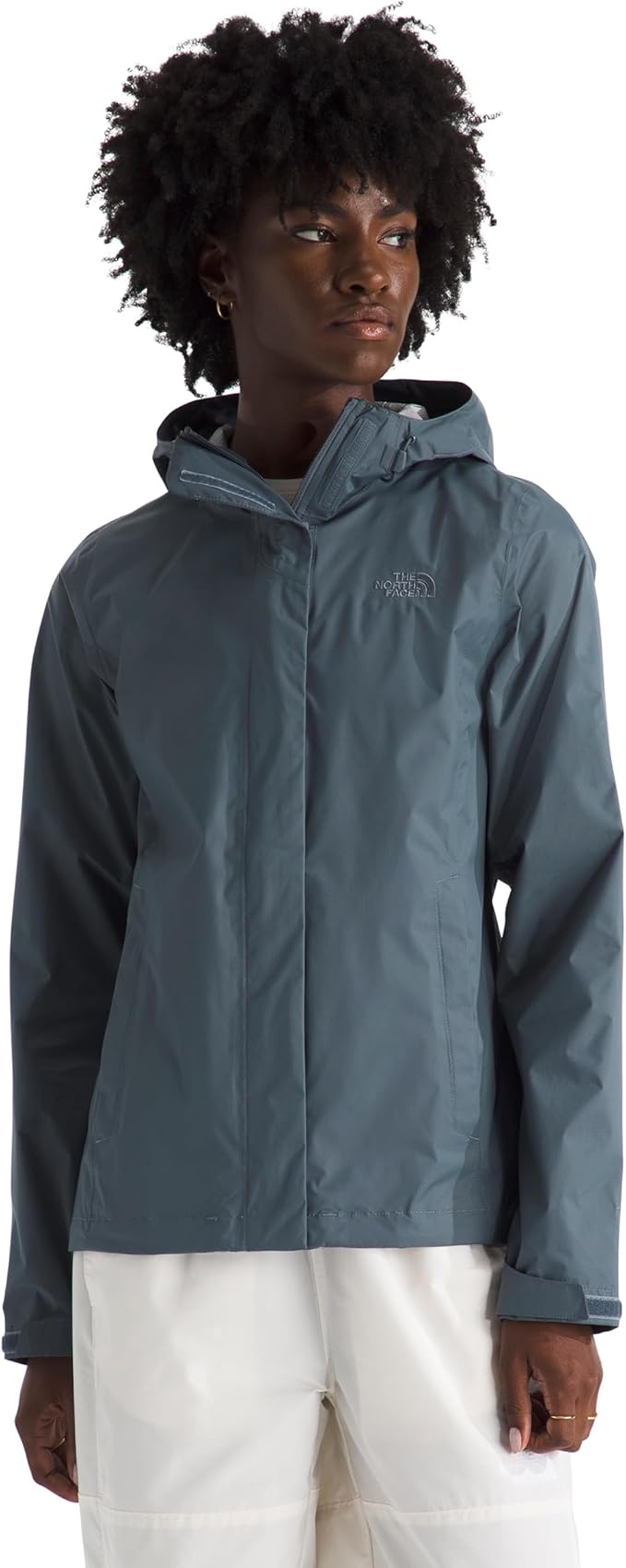 THE NORTH FACE Women's Venture 2 Waterproof Hooded Rain Jacket | Raincoat With Breathable Dryvent 2.5l Fabric, Pit-zips
