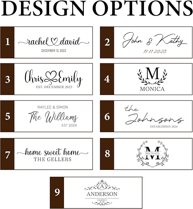 AWESOMETIK Engraved Bamboo Cutting Board – Personalized Charcuterie Board for Brides, Parents, Couples & Special Occasions