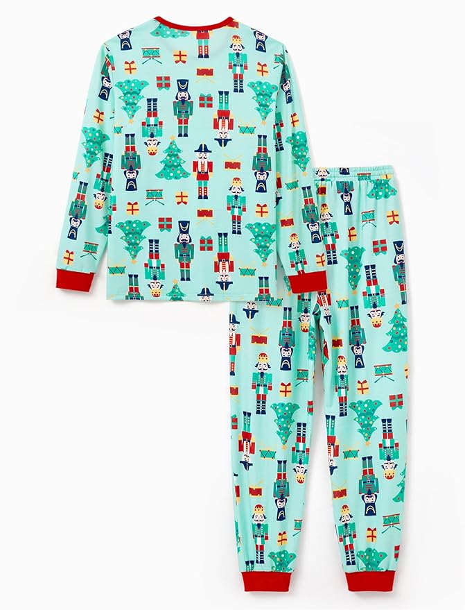 PATPAT Christmas Family Matching Pajama Sets Includes Christmas Socks - Perfect for Family Photos & Holiday Celebrations