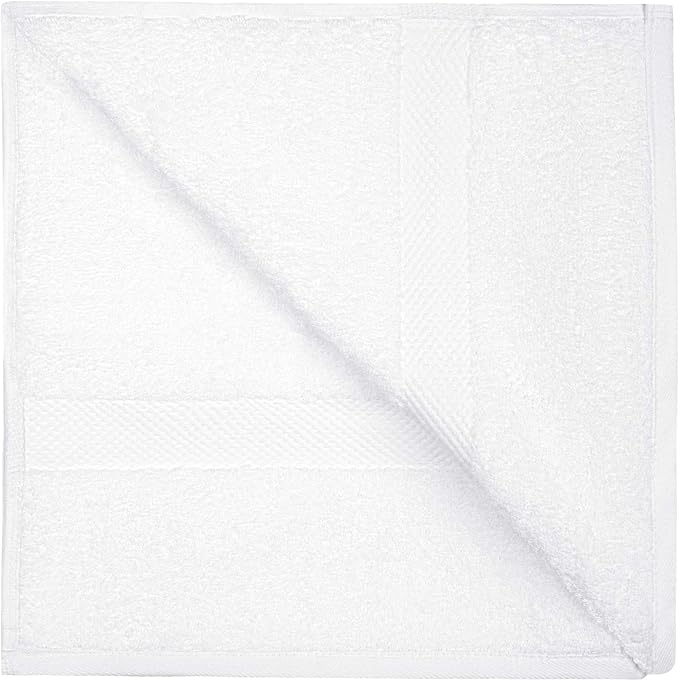 Luxury Bath Towel Set of 8 Pieces - 100% Turkish Cotton Highly Absorbent Towels for Bathroom, 2 Luxury Bath Towels 700GSM, 2 Hand Towels, 4 Washcloths, Gray White