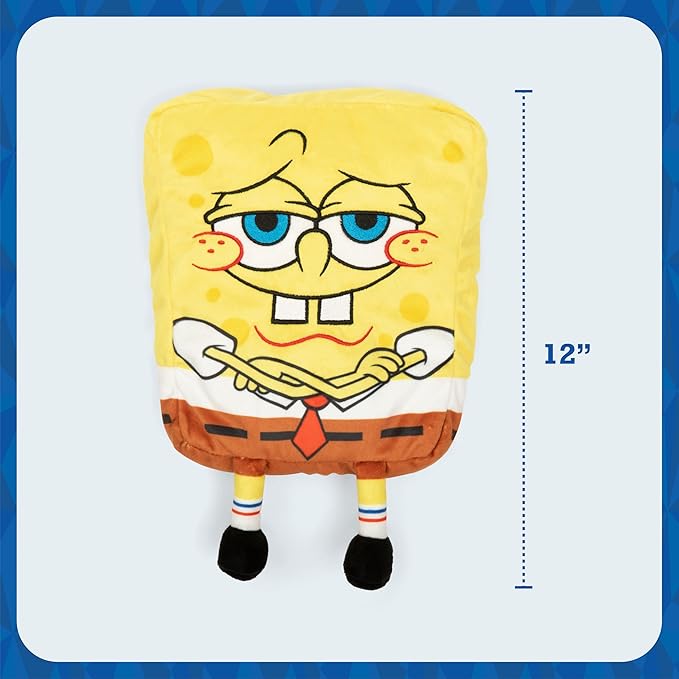 Happy Helpers SpongeBob By Relatable, The Cozy Comfort That's Anything But Boring, Get Relief With This Plush Heating Pad For Period Cramps and Body Pain, Includes 1 Microwavable SpongeBob Heating Pad