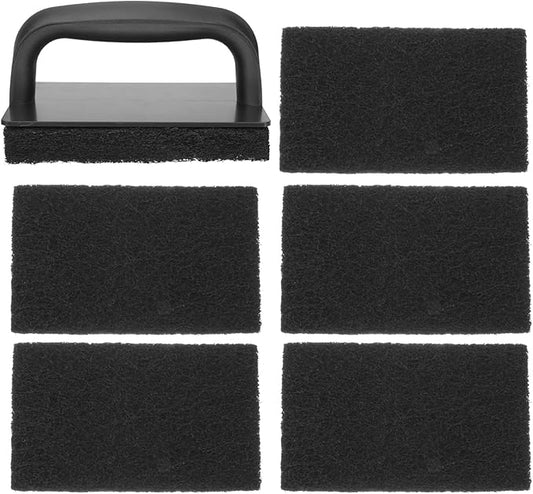 Happyyami 1set Multi-Function Cleaning Brush for and Kitchenware Heavy-Duty Scrubber Sponges for Oil and Grease Removal Quick-Drying and Lightweight Cleaning Tools