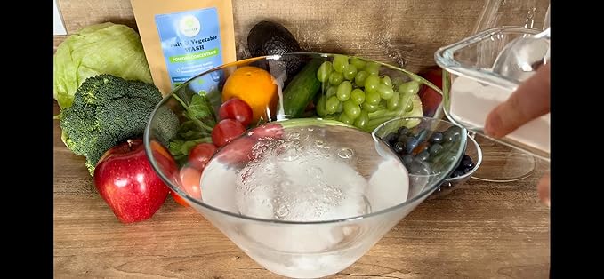 Fruit and Vegetable Wash - All Natural, Organic - Powder Concentrate 8 oz.