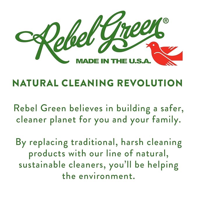 Rebel Green Fresh & Clean Hand Soap Refill - Moisturizing Natural Liquid Hand Soap Refill for Bathroom & Kitchen - Lavender & Grapefruit Scent, 32 Fl Oz