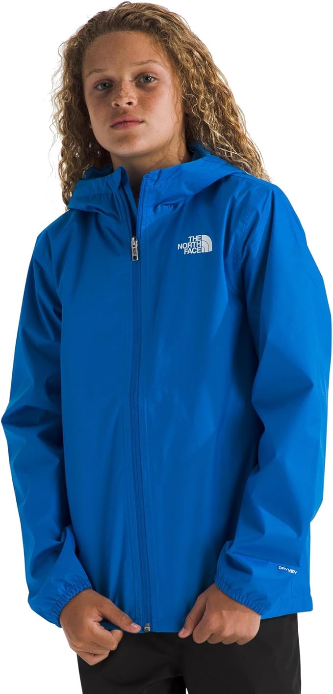 The North Face Unisex Kids Zipline Rain Jacket - Waterproof Rain Coat, Secure Zip Pockets, Weather Ready Hood
