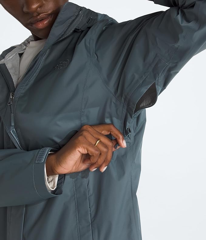 THE NORTH FACE Women's Venture 2 Waterproof Hooded Rain Jacket | Raincoat With Breathable Dryvent 2.5l Fabric, Pit-zips