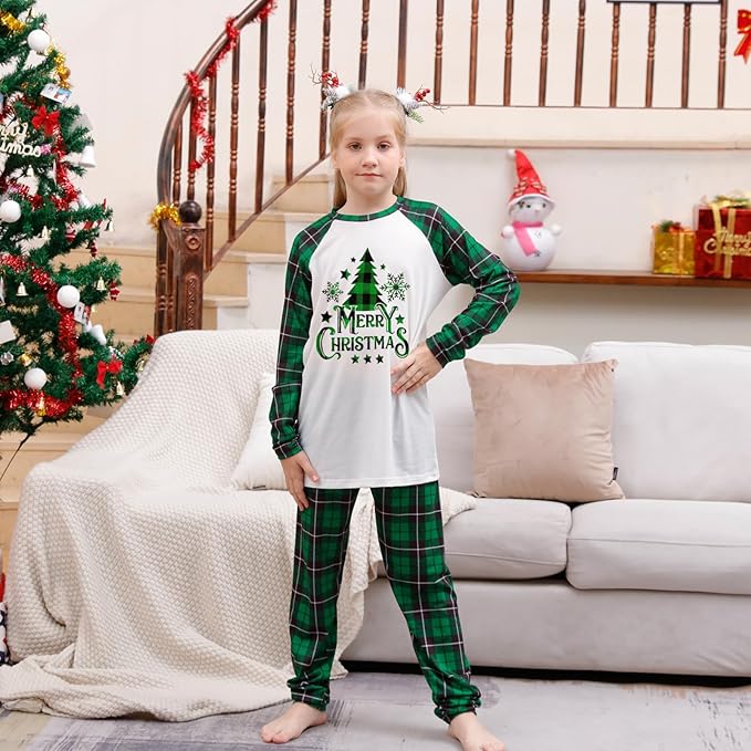 WephuPSho Christmas Family Matching Pajamas, Festive Xmas Jammies Sets for the Whole Family, Holiday Pjs Christmas