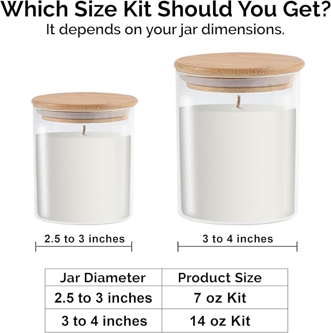 Phoenix Wick Candle Making Kit – Transform Anything Into A Candle – Candle Making Kit with Wick + 14oz Wax (Pumpkin Spice Scent)