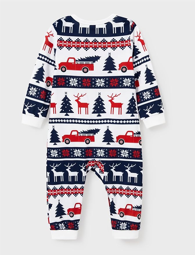 PATPAT Christmas Family Matching Pajama Sets Includes Christmas Socks - Perfect for Family Photos & Holiday Celebrations