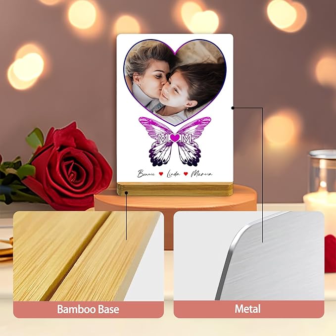 Custom Style Custom Metal Photo Prints,Customize Your own Picture Frame,Personalized Metal Picture Gift for Family and Lovers