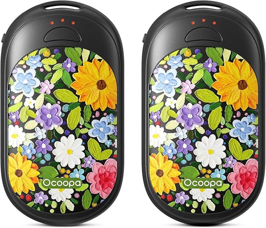 OCOOPA Magnetic Hand Warmers Rechargeable 2 Pack, UL Safety Heat 100-126°F, 3-Settings, Pocket-Sized, Max. 8 Hrs Long Lasting,Great for Raynauds, Golf, Hunting, Camping, Gifts for Men Women, UT3 Lite