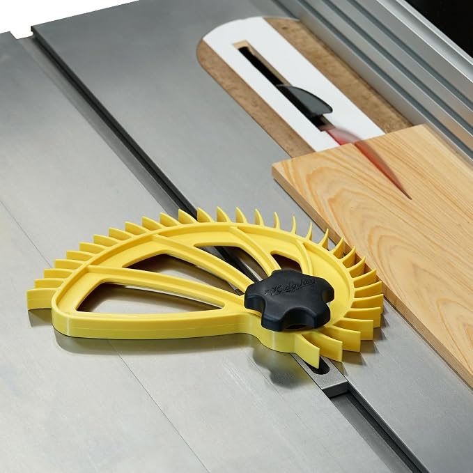 Hedgehog Spiral-Shaped Safety Featherboard - Easy One-Knob Setup | Premium DuPont Nylon Prevents Kickback for Perfect Cuts