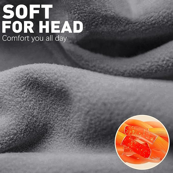 JOEYOUNG Fleece Ear Warmers for Men Women Kids - Winter Headband Ear Muffs Ear Covers for Cold Weather Running Cycling Ski