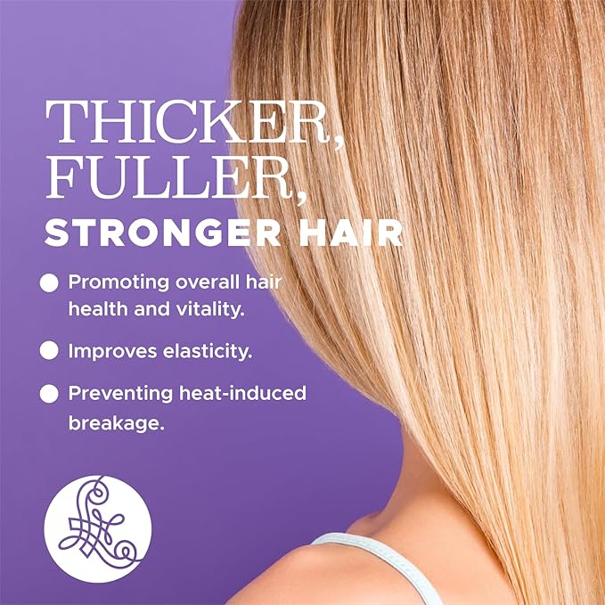 Luseta Biotin & Collagen Heat Protection Spray, Preventing Heat-induced Hair Breakage for Styling, for Women and Men 8.5oz