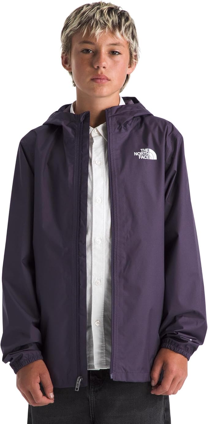 The North Face Unisex Kids Zipline Rain Jacket - Waterproof Rain Coat, Secure Zip Pockets, Weather Ready Hood