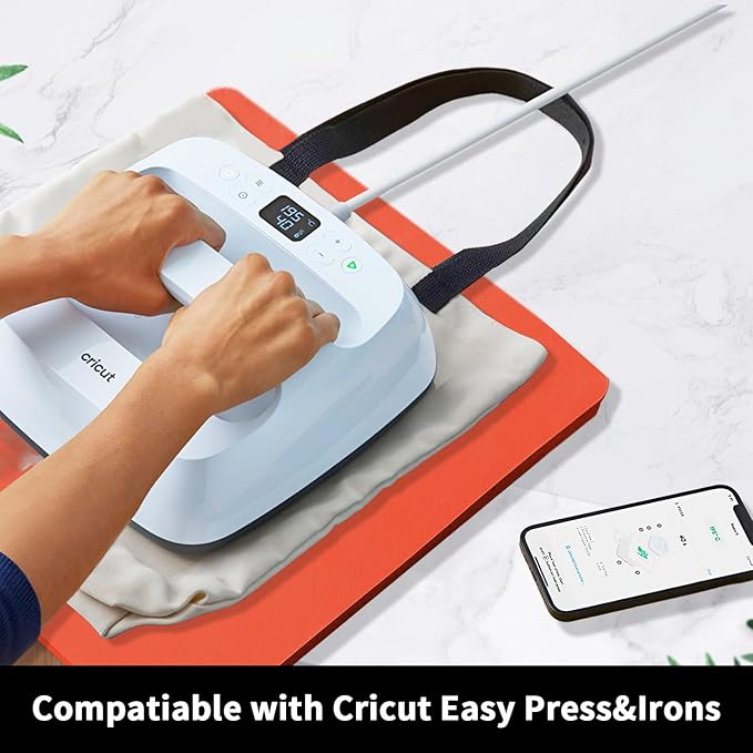 Heat Press Mat - 15x15 Inch Heat Resistant Insulation Silicone Pad for Heat Press Vinyl HTV Transfer Ironing