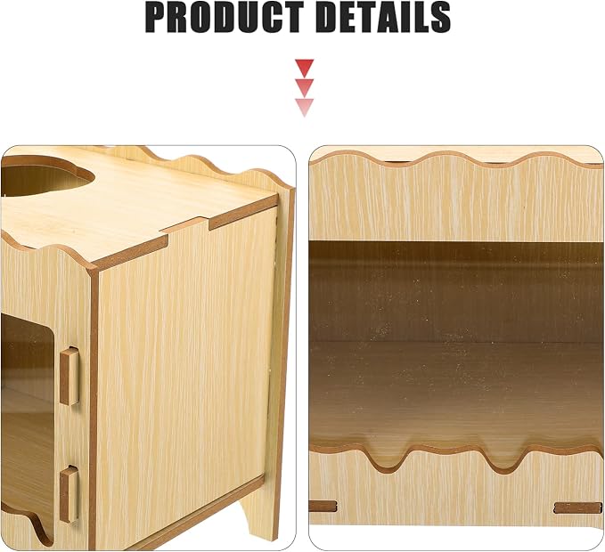 Abaodam Hamster Mining House Comfortable Digging Box for Small Pets Multi Lightweight Design Durable Scratch Resistant Material Hideout for Hamsters Hedgehogs and Guinea