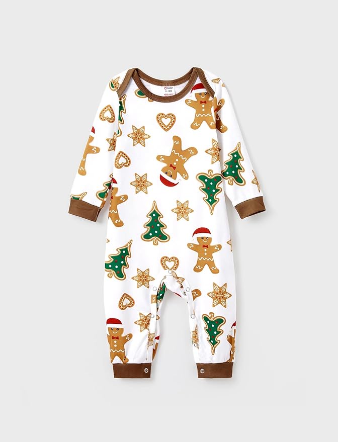 PATPAT Christmas Family Matching Pajama Sets Includes Christmas Socks - Perfect for Family Photos & Holiday Celebrations