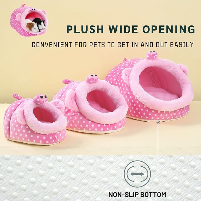 JanYoo Chinchilla House Ferret Bed Accessories Tunnel Pouch for Hedgehog Supplies(XL,Pig)