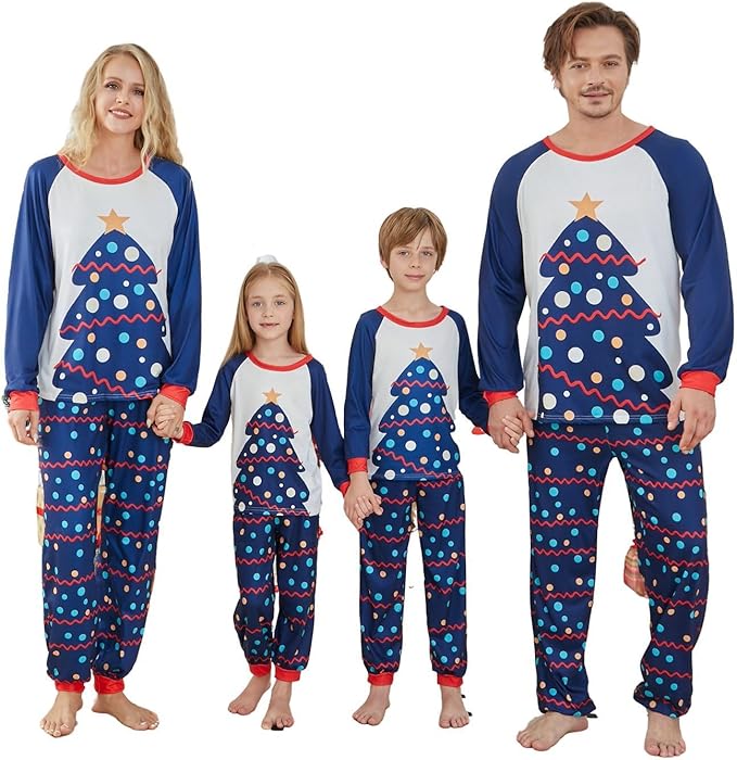 Christmas Pajamas for Family Matching Family Christmas Pajamas Set PJS Holiday Xmas Family Jammies Sleepwear