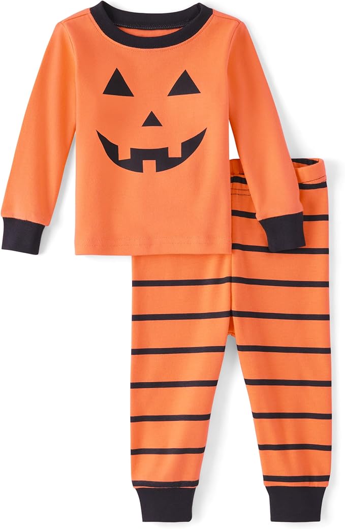 The Children's Place unisex-baby And Kids, Sibling Matching, Holiday Pajama Sets, Cotton